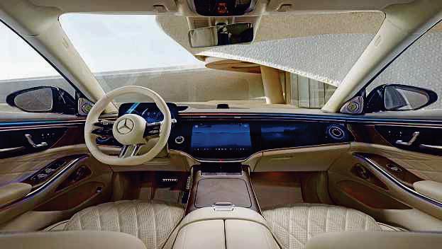 Wraps are off Merc's hi-tech new S-Class limo